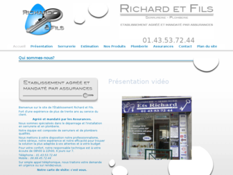 richardetfils.com website preview