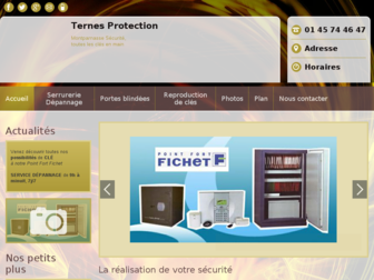 ternes-protection-paris17.fr website preview