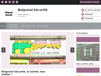 belgrand-securite.fr website preview