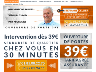 serrurierparis18-pascher.fr website preview
