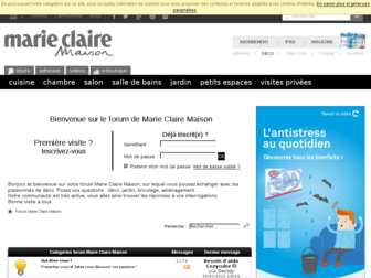 forums.marieclairemaison.com website preview