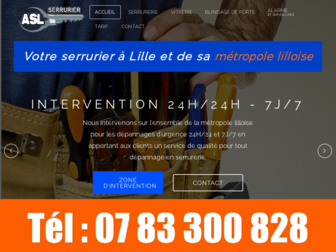 artisan-serrurier-lille.fr website preview
