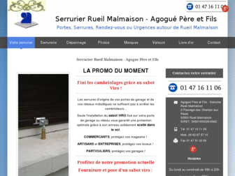 serrurier-agogue.fr website preview