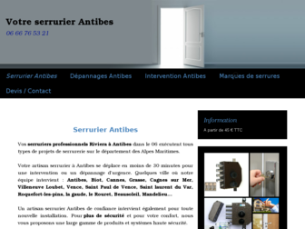 serrurier-a-antibes.com website preview