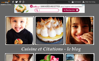 cuisineetcitations-leblog.com website preview