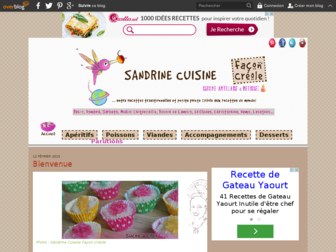 sandrinecuisinefaconcreole.over-blog.com website preview