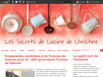 secrets2cuisine.overblog.com website preview