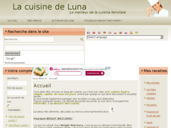 lacuisinedeluna.com website preview