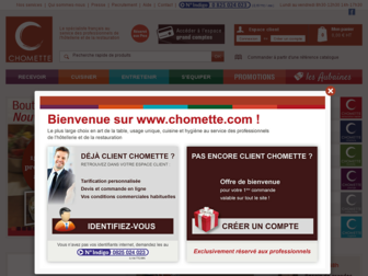 chomette.com website preview