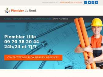 plombier-du-nord.fr website preview