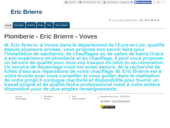 plombier-brierre-voves.fr website preview