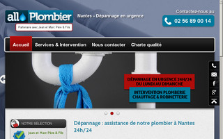 allo-plombier-nantes.fr website preview