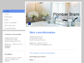 plombier-charenton.fr website preview