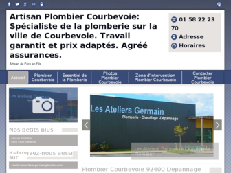 germain-plombier-courbevoie.fr website preview