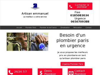 artisan-emmanuel.fr website preview