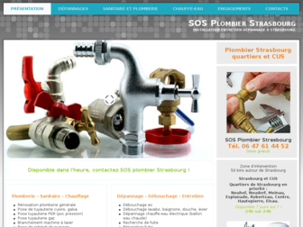 sos-plombier-strasbourg.fr website preview