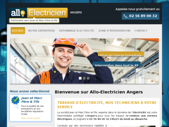 allo-electricien-angers.fr website preview