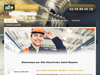 allo-electricien-saintnazaire.fr website preview