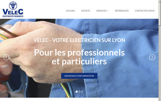 electricien-lyon.eu website preview
