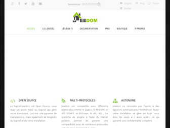 jeedom.fr website preview