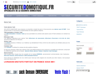 securitedomotique.fr website preview