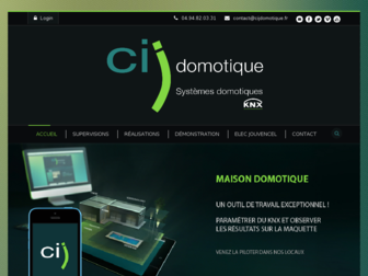 cijdomotique.fr website preview