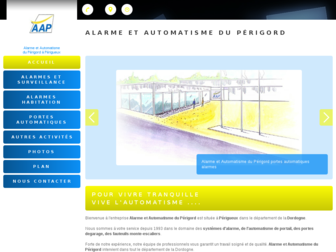 alarme-automatisme-perigord.fr website preview