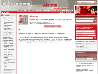 alarme.quotatis.fr website preview