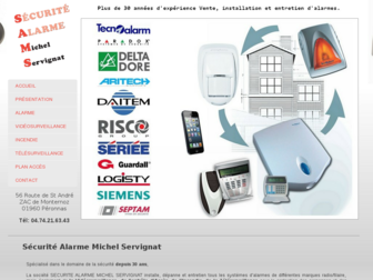 securitealarmeservignat.fr website preview