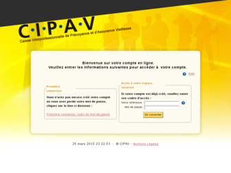 portail.cipav-retraite.fr website preview
