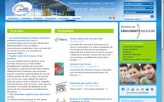 univ-st-etienne.fr website preview
