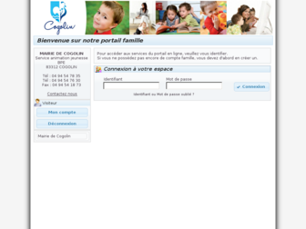 cogolin.portail-familles.net website preview