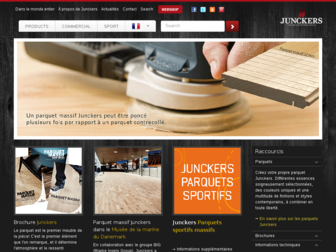 junckers.fr website preview