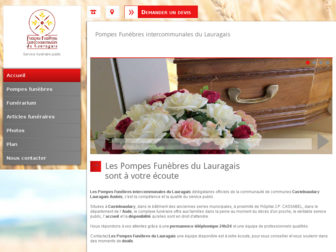 pompes-funebres-lauragais.fr website preview