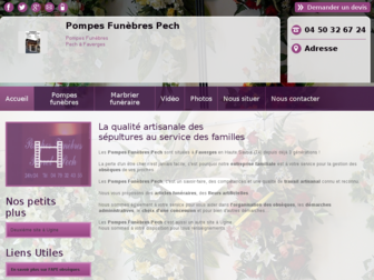 pompes-funebres-pechsarl.fr website preview