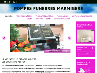 marmigere.fr website preview