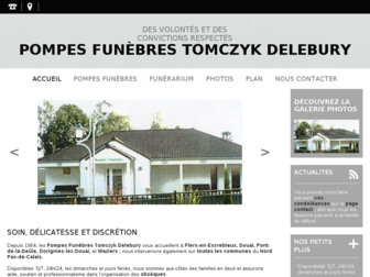 pompes-funebres-tomczyk-delebury.fr website preview