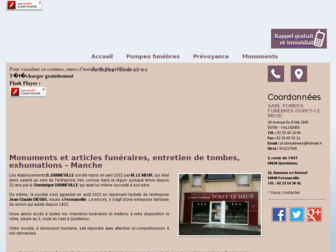 pompesfunebresdoreylemeur.com website preview