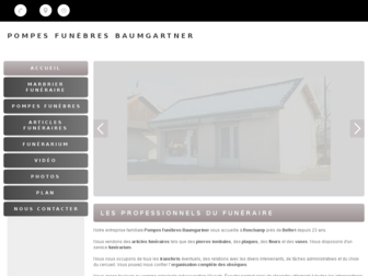 pompesfunebres-baumgartner.fr website preview