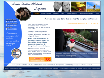 pompes-funebres-lepretre.fr website preview