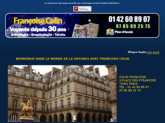 francoise-colin.com website preview