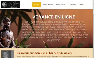 monsieuroliviermedium.fr website preview