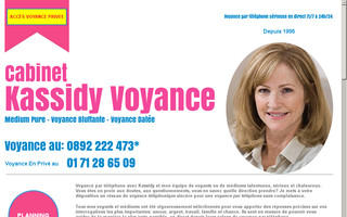 kassidy-voyance.com website preview