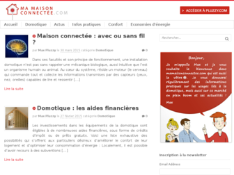 mamaisonconnectee.com website preview