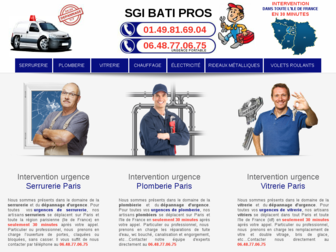 sgibatipros.fr website preview