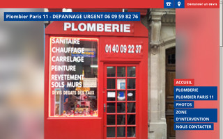 plomberie-baranes-paris.fr website preview