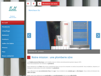 monchaux-plomberie-paris.fr website preview