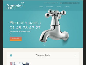 plombierparisdepannage.fr website preview
