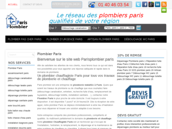 parisplombier.paris website preview