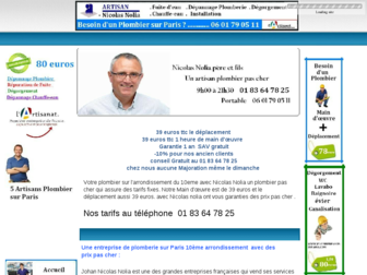 plombierparis10-france.com website preview